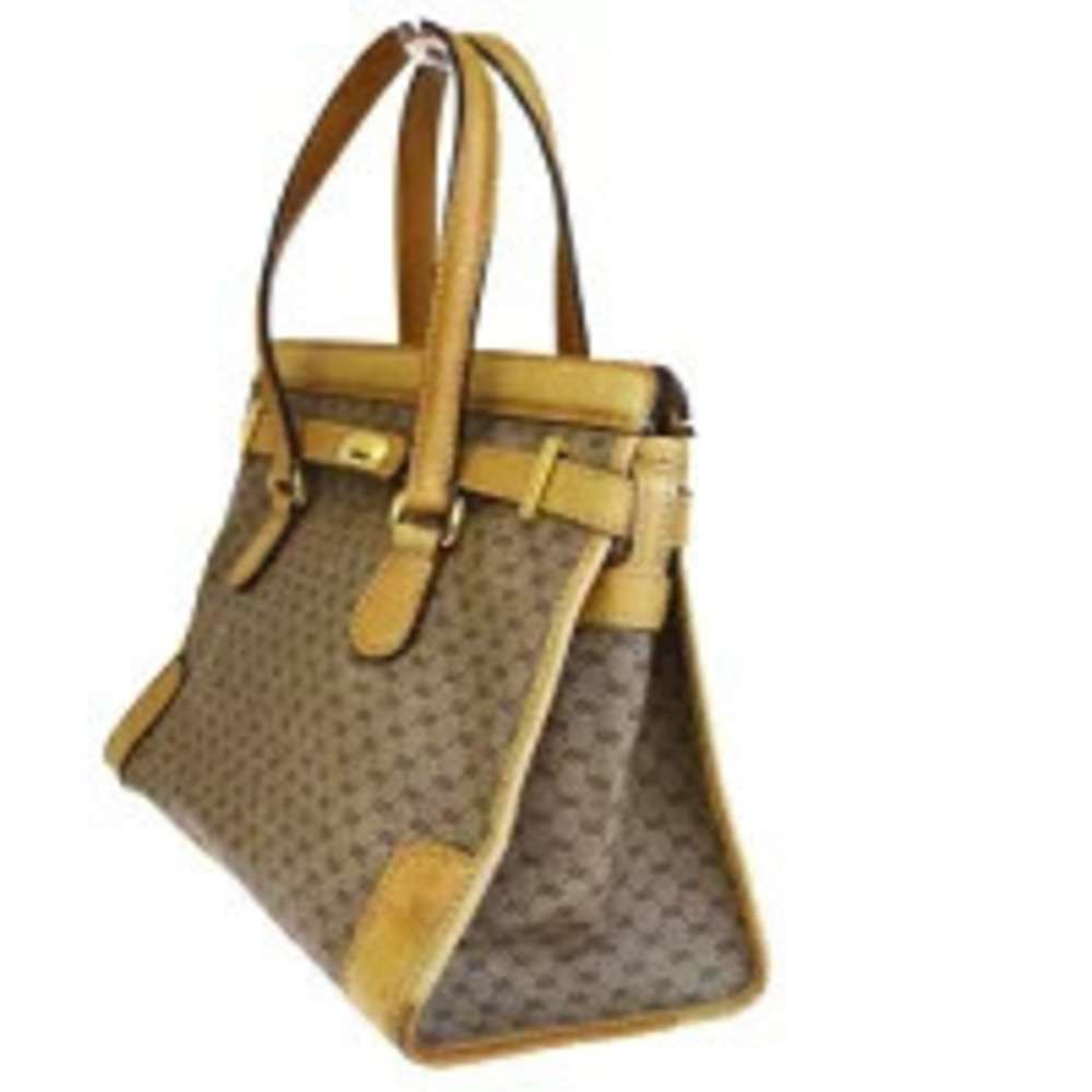 Gucci GG Handbag Leather Brown